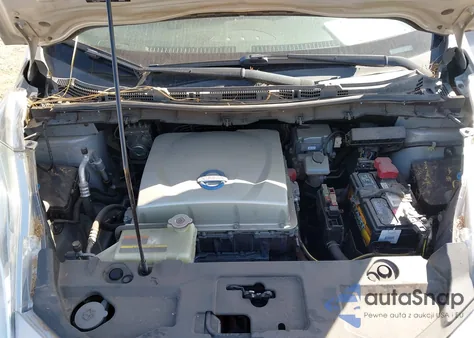 2015 Nissan Leaf S z USA, uszkodzony, nr VIN 1N4AZ0CP8FC332414